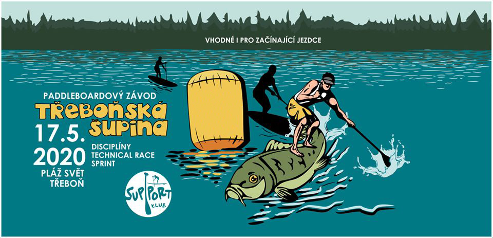 paddleboardshop.biz je hrdým partnerem SUP závodů Třeboňská šupina